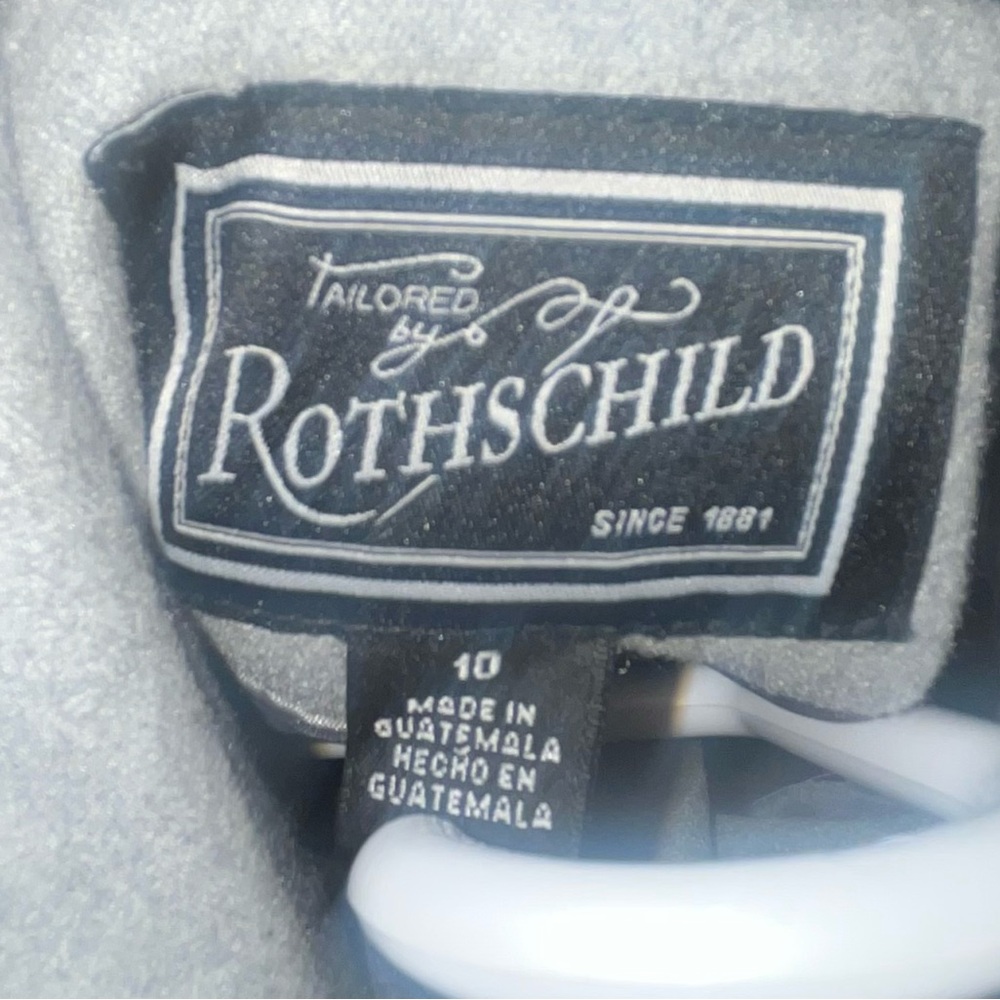 Rothschild girls faux wool double-breasted bandmaster military-style dress coat - Picture 4 of 4